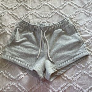 Athleta Heavyweight Terry Mid Rise 3” Sportie Short Gray